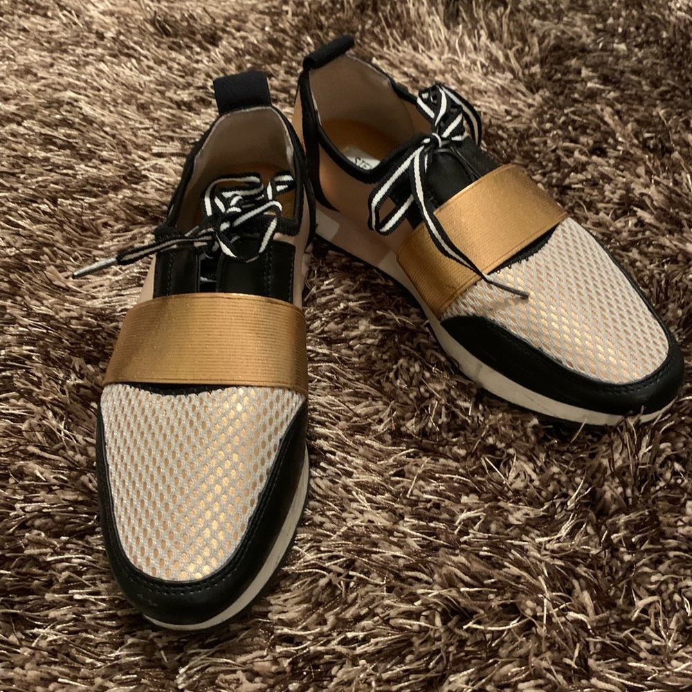 Gold and Black Michael Kors Girls Size4